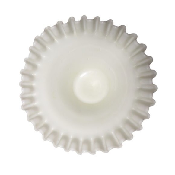 WESTMORELAND Compote Paneled Grape Milk Glass - Picture 4 of 4